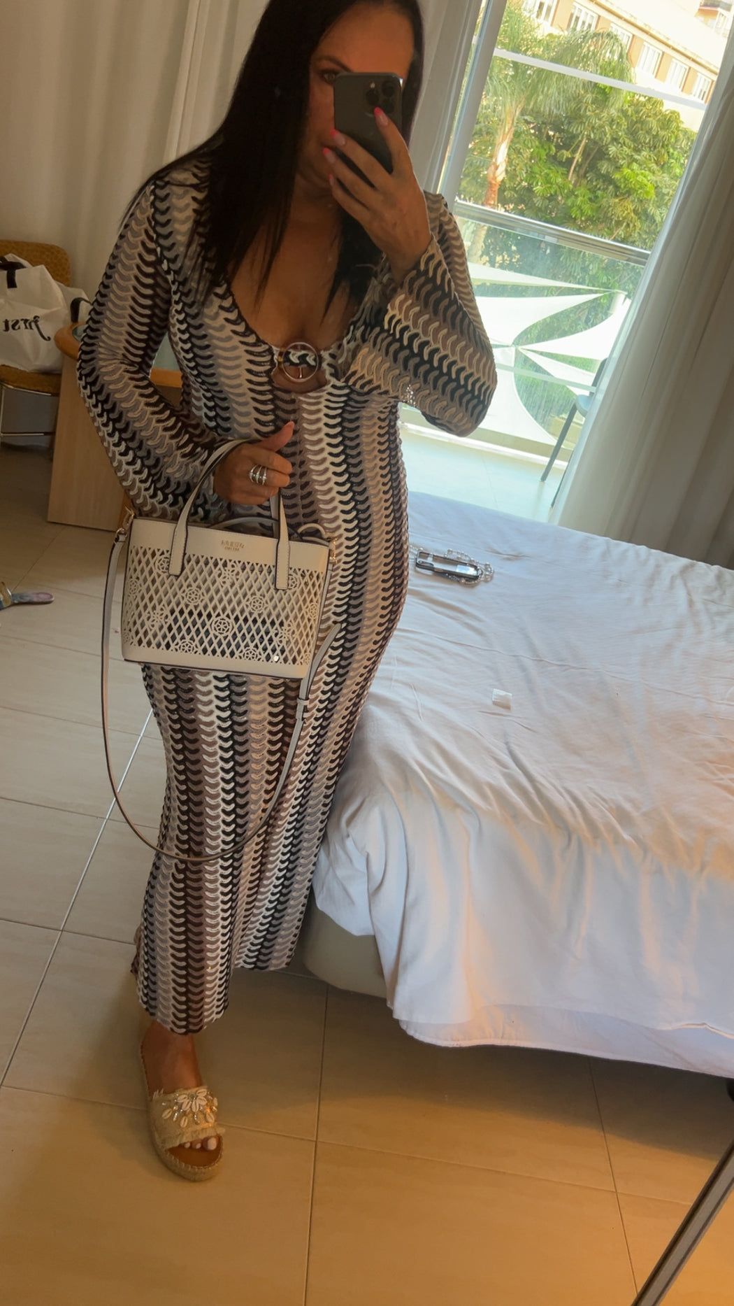 Guess LETTY MINI PG991175 off white 2in1 bag