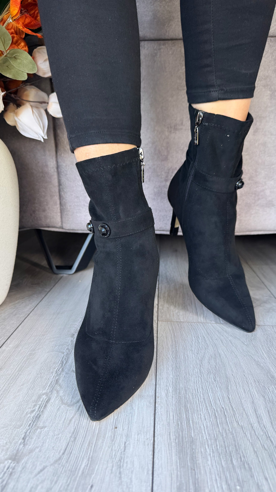 Tranmine schwarz black boots