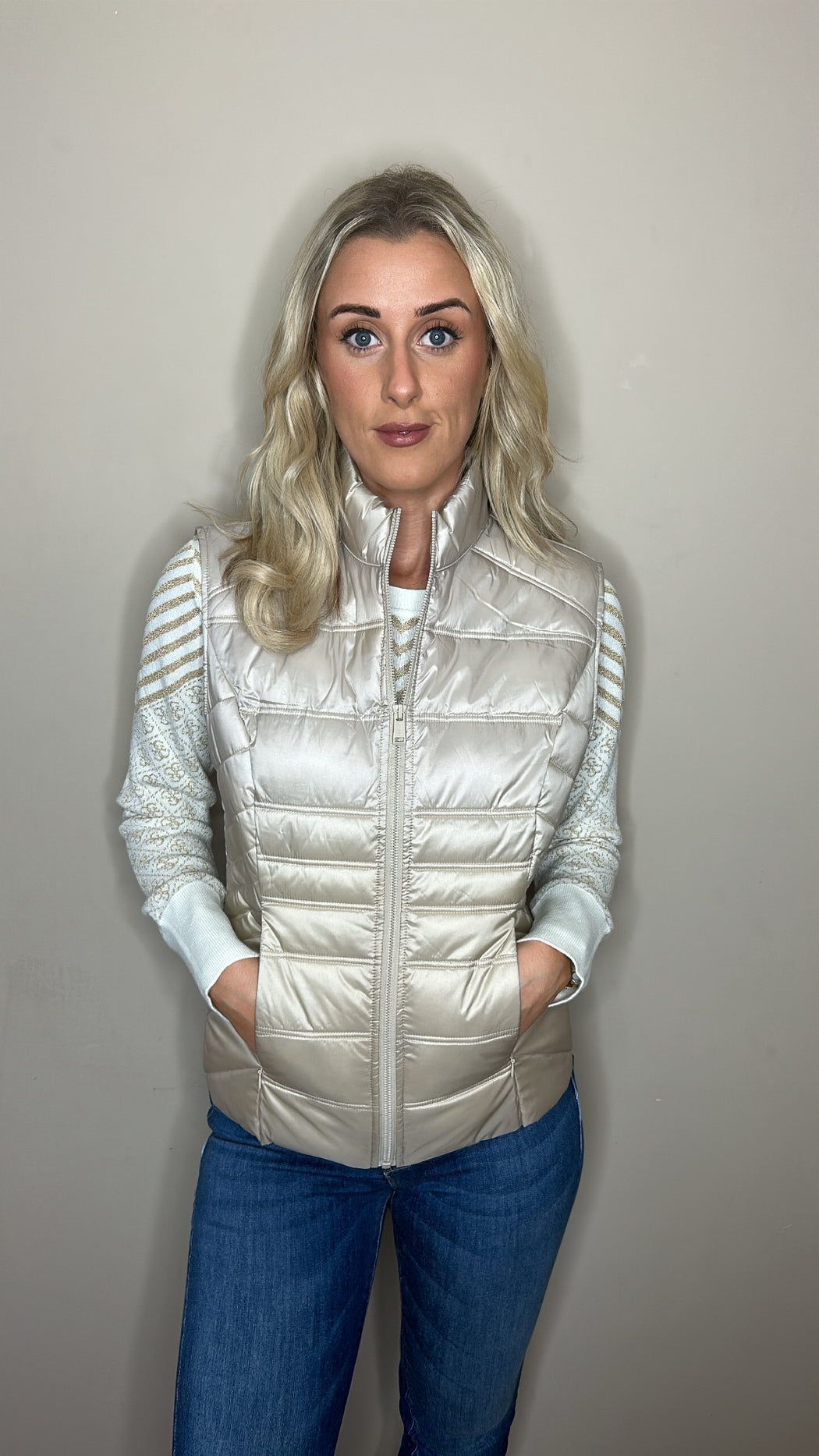Champagne guess gilet