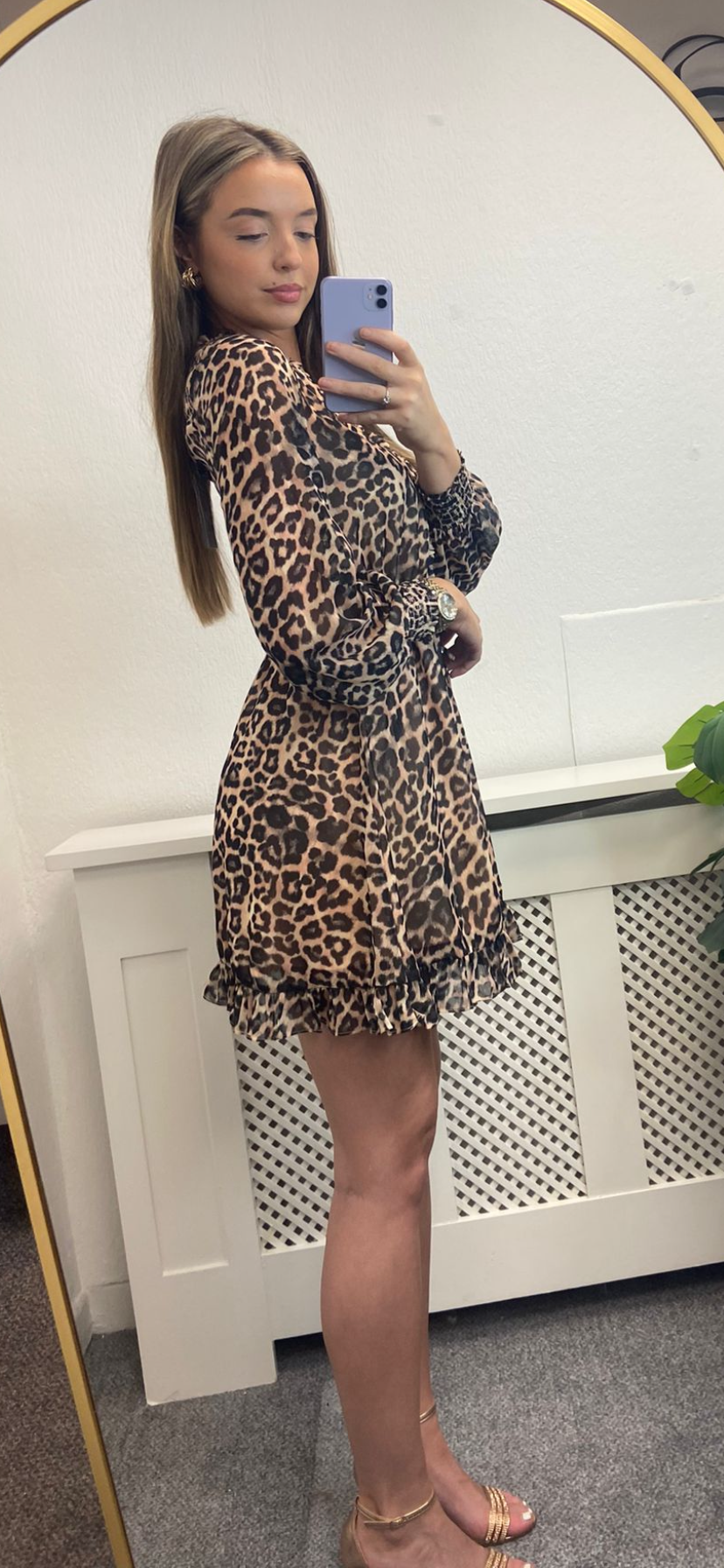 W4GK42WDW82-P1GS leopard print dress