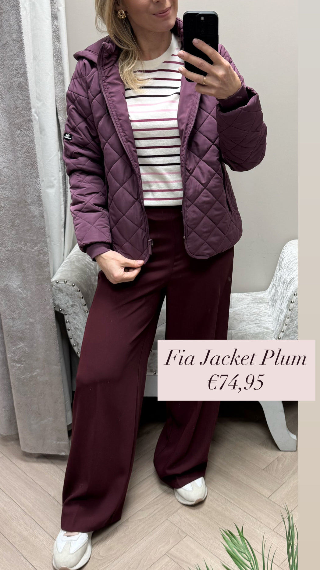Fia Jacket Plum