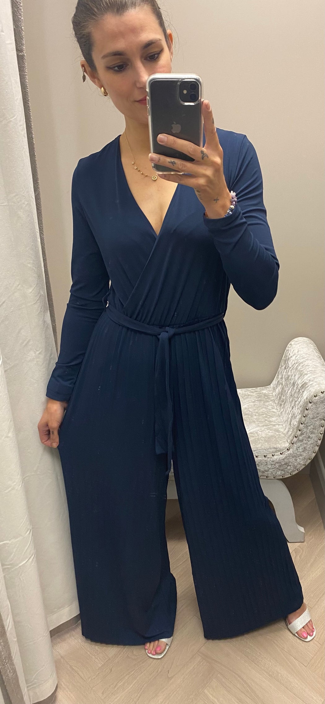 Jana navy jumpsuit