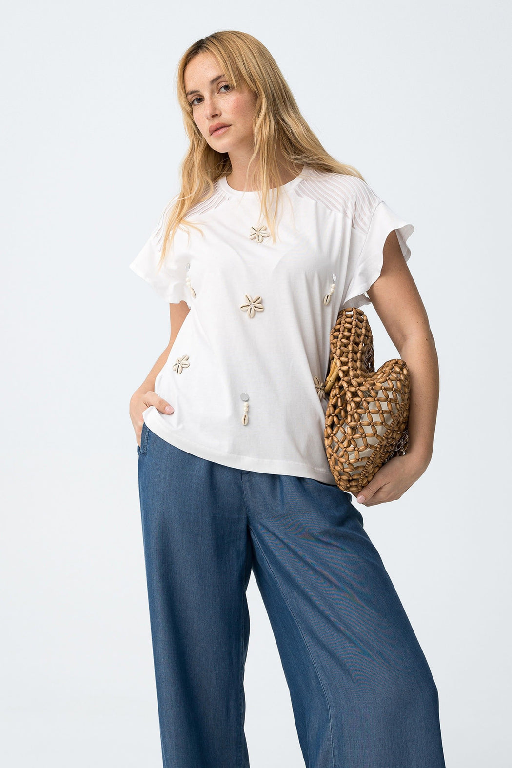 Francesca denim trousers