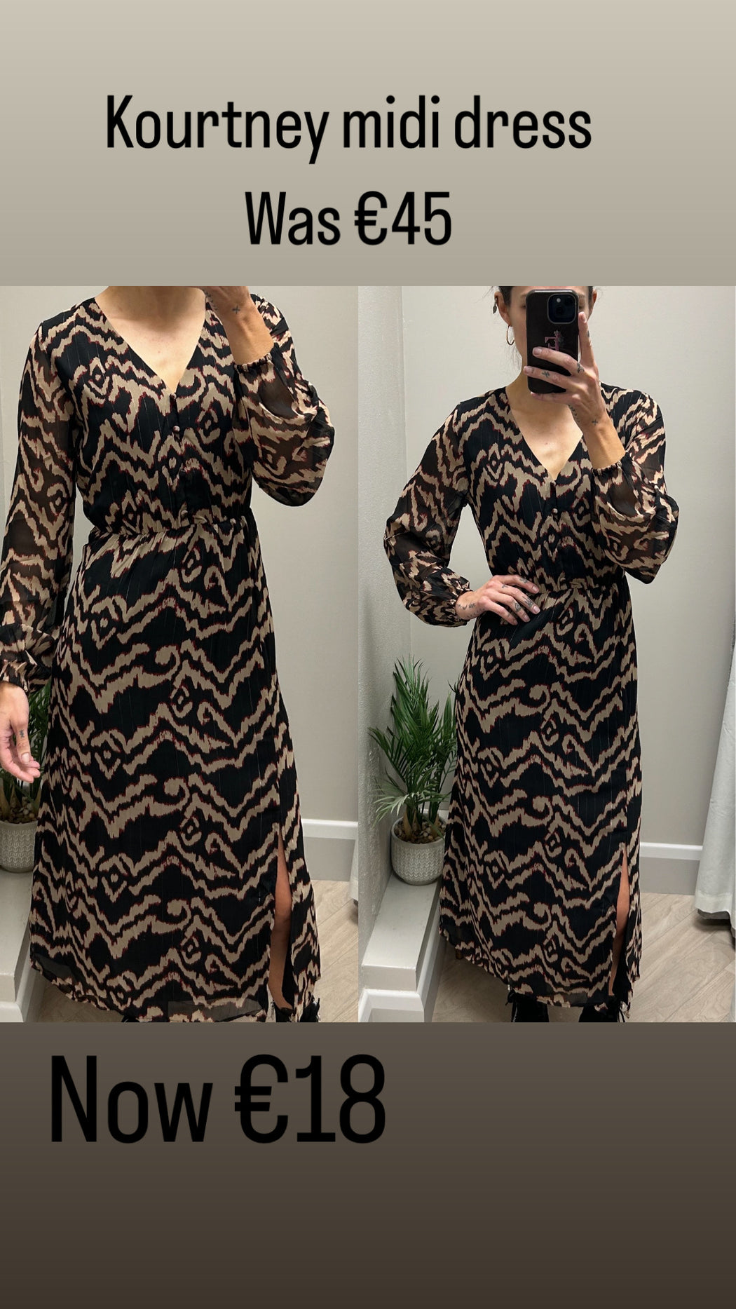 Kourtney midi dress