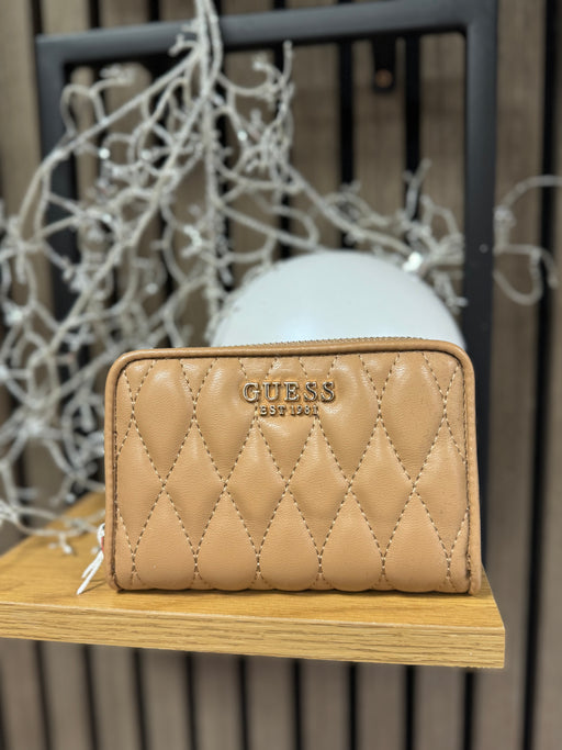 Guess VALLA BEIGE Logo Wallet. QG8122140.