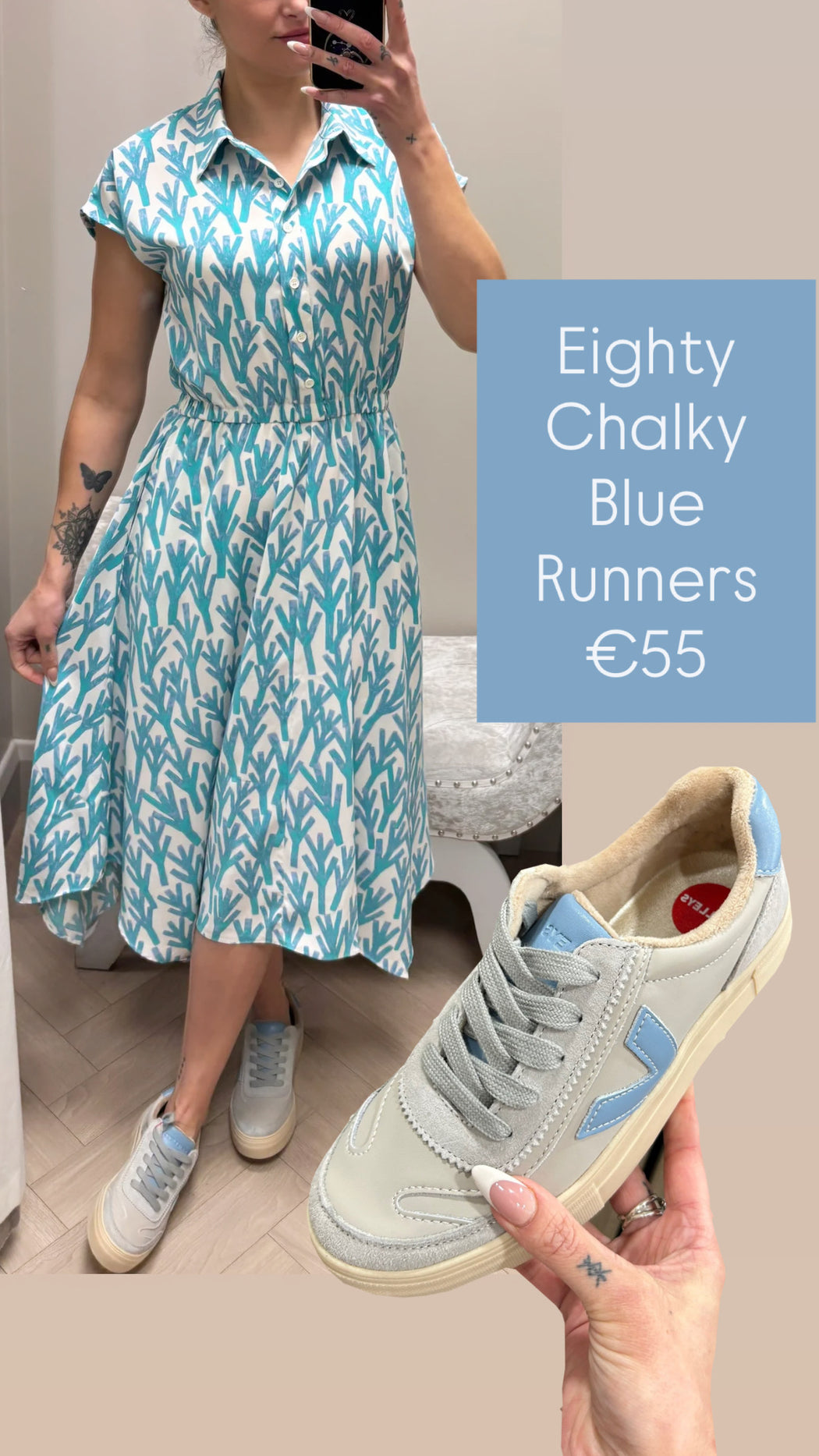 Eighty Chalky Blue Runners