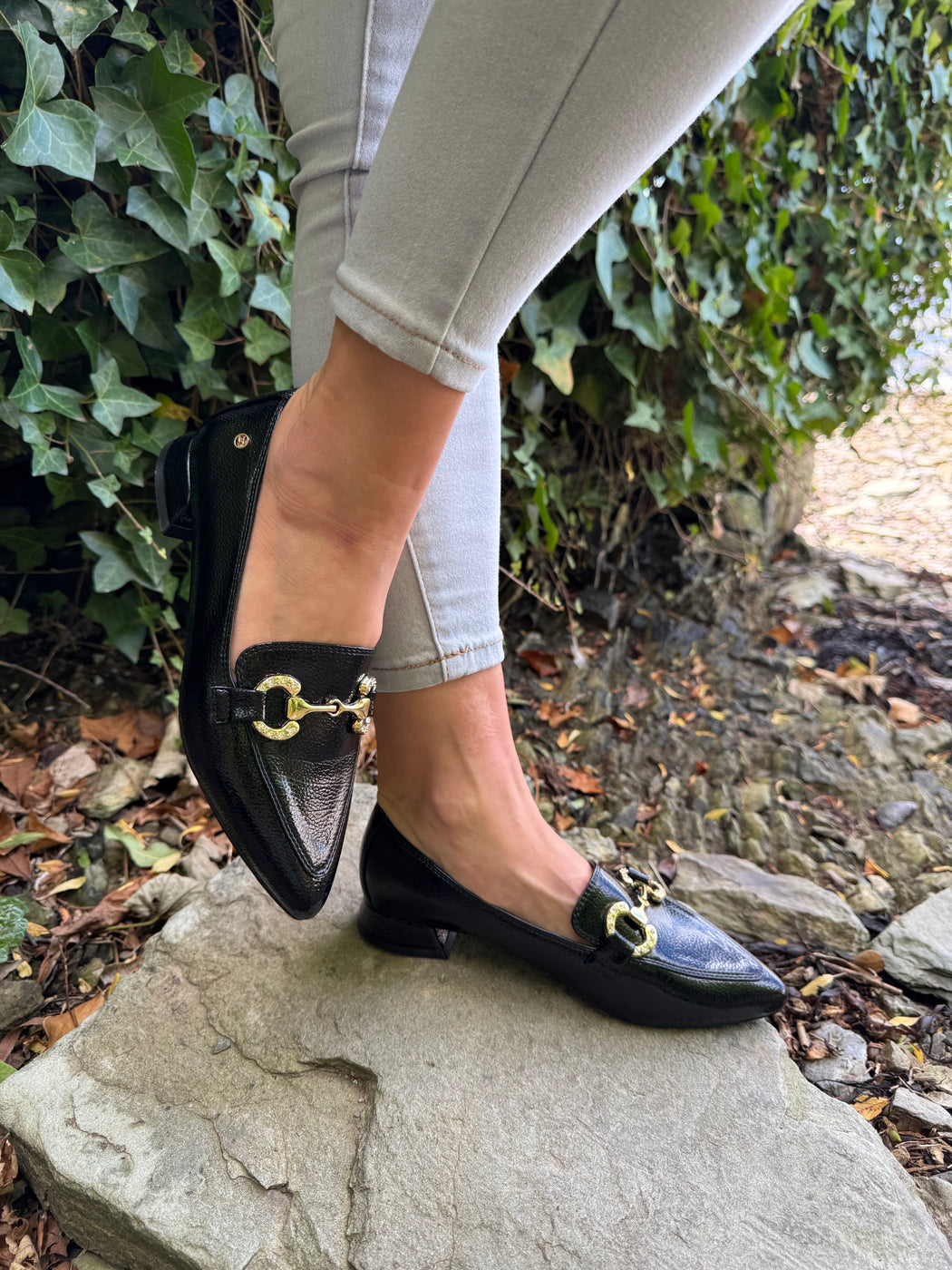 Dalat one Ink Glaze pointed loafer