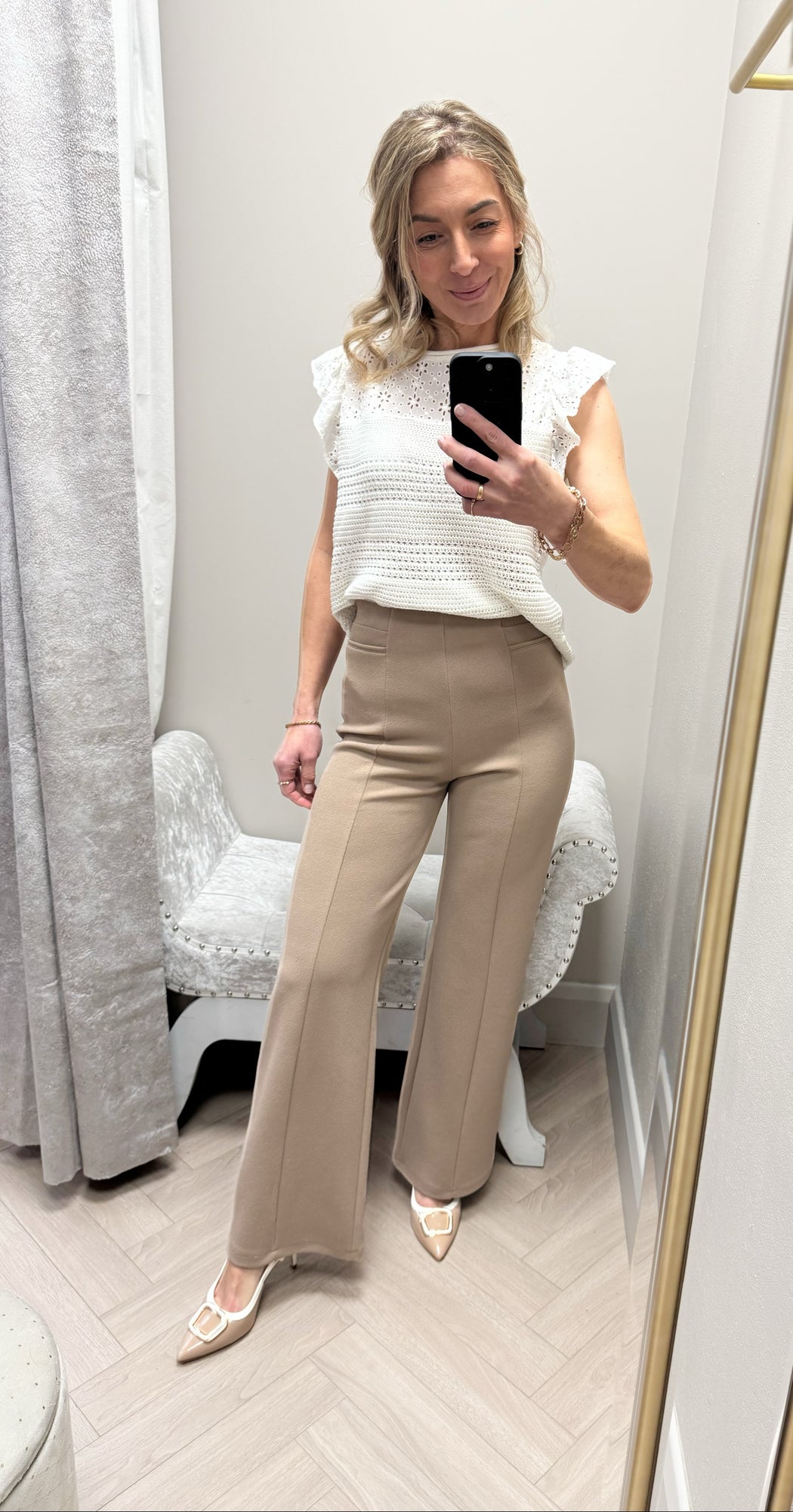 Lulu Tortora  elasticated high waist trousers