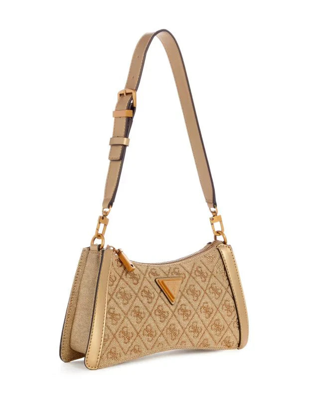 Guess Dili latte logo guess shoulder bag