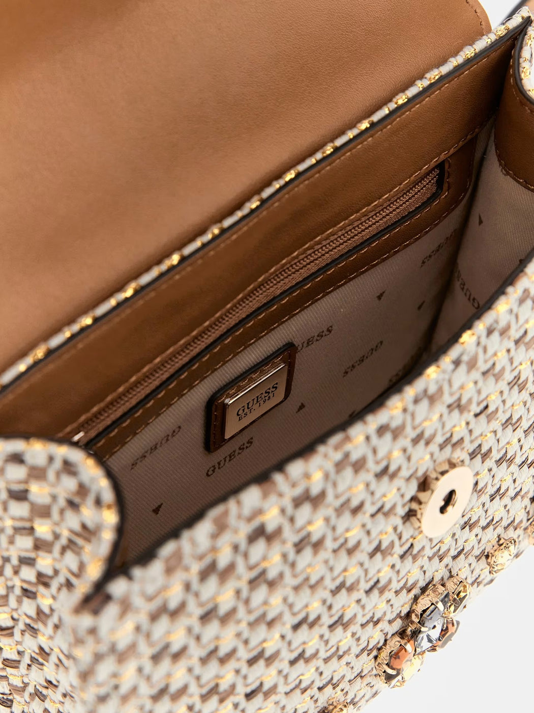 Guess cognac multi beauvoir mini bag WE952821