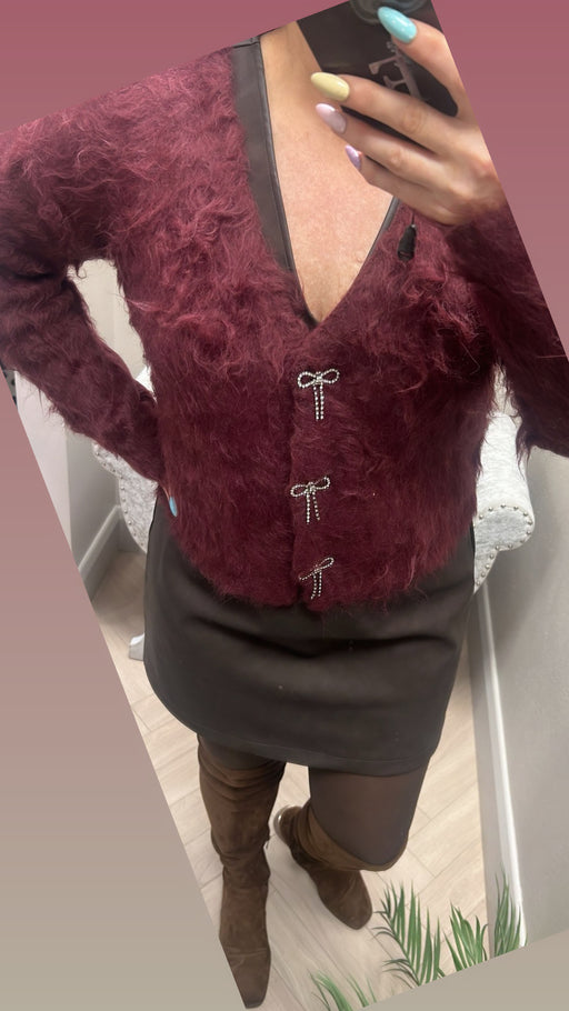 Guess Tomiko Bow Cardigan w5br91z3jl2