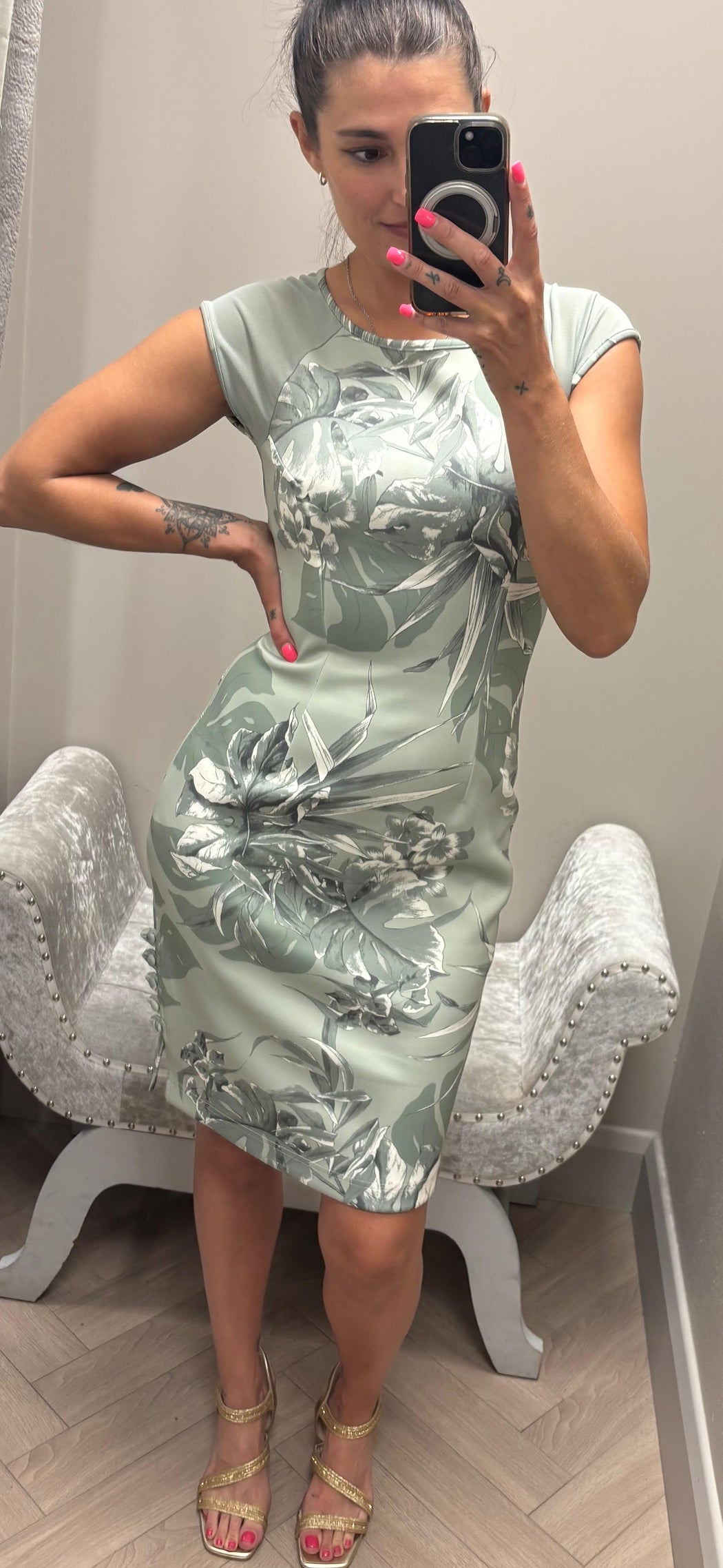 W3YK64K9UN2 guess scuba bodycon dress