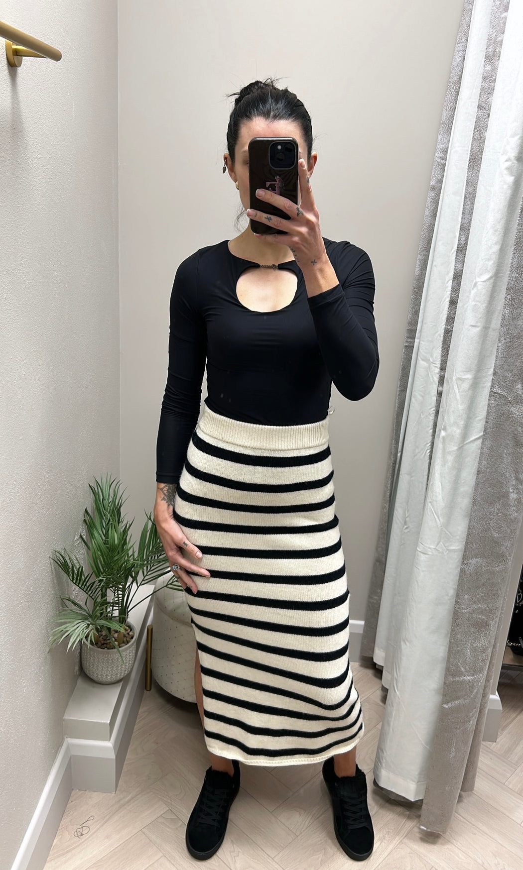 Circe knit midi skirt