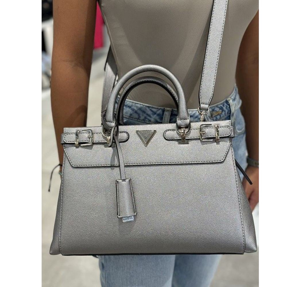 Guess pewter Eco ali shoulder bag EBM951105