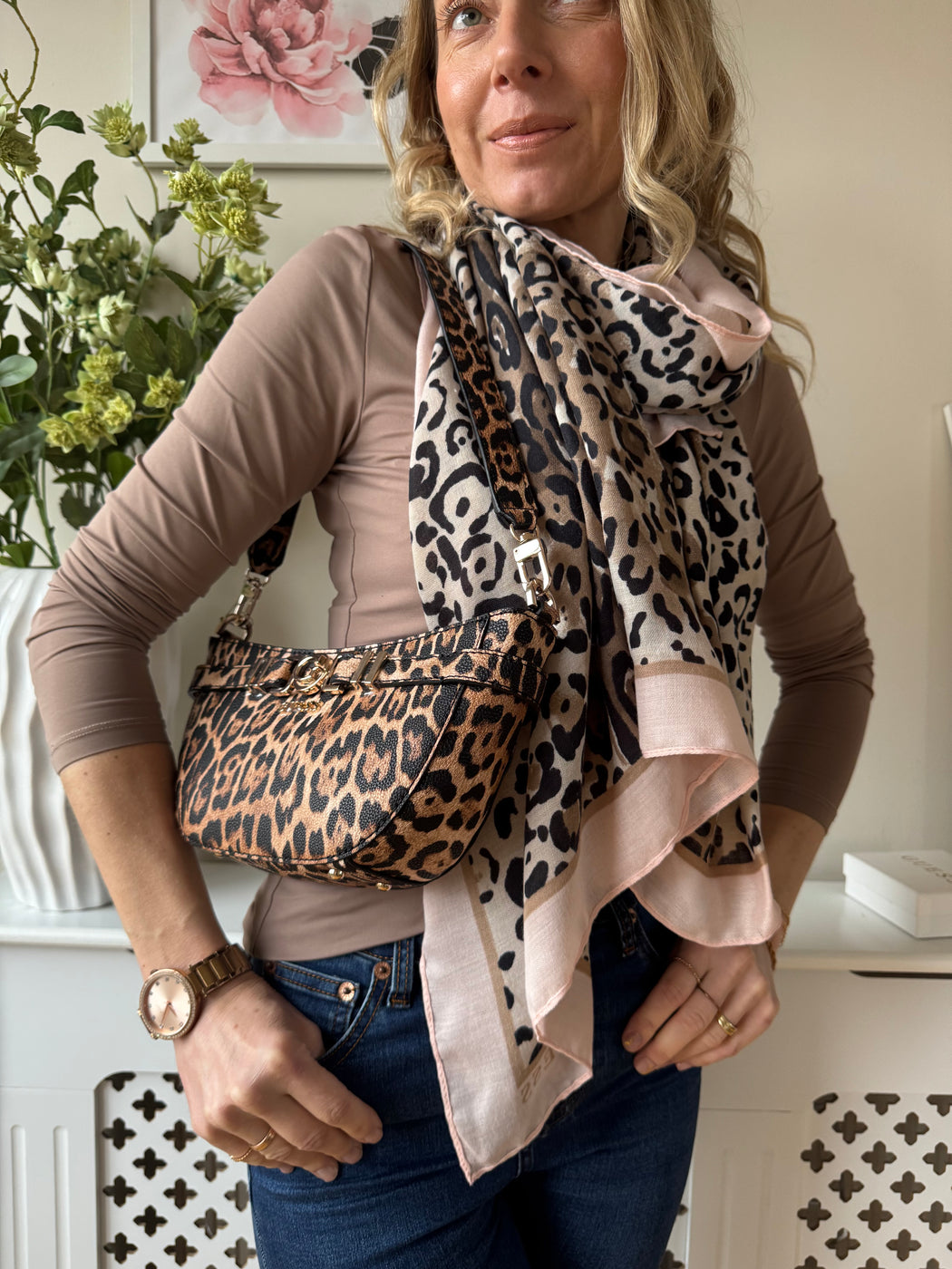 Guess leopard cirene bag LG966818