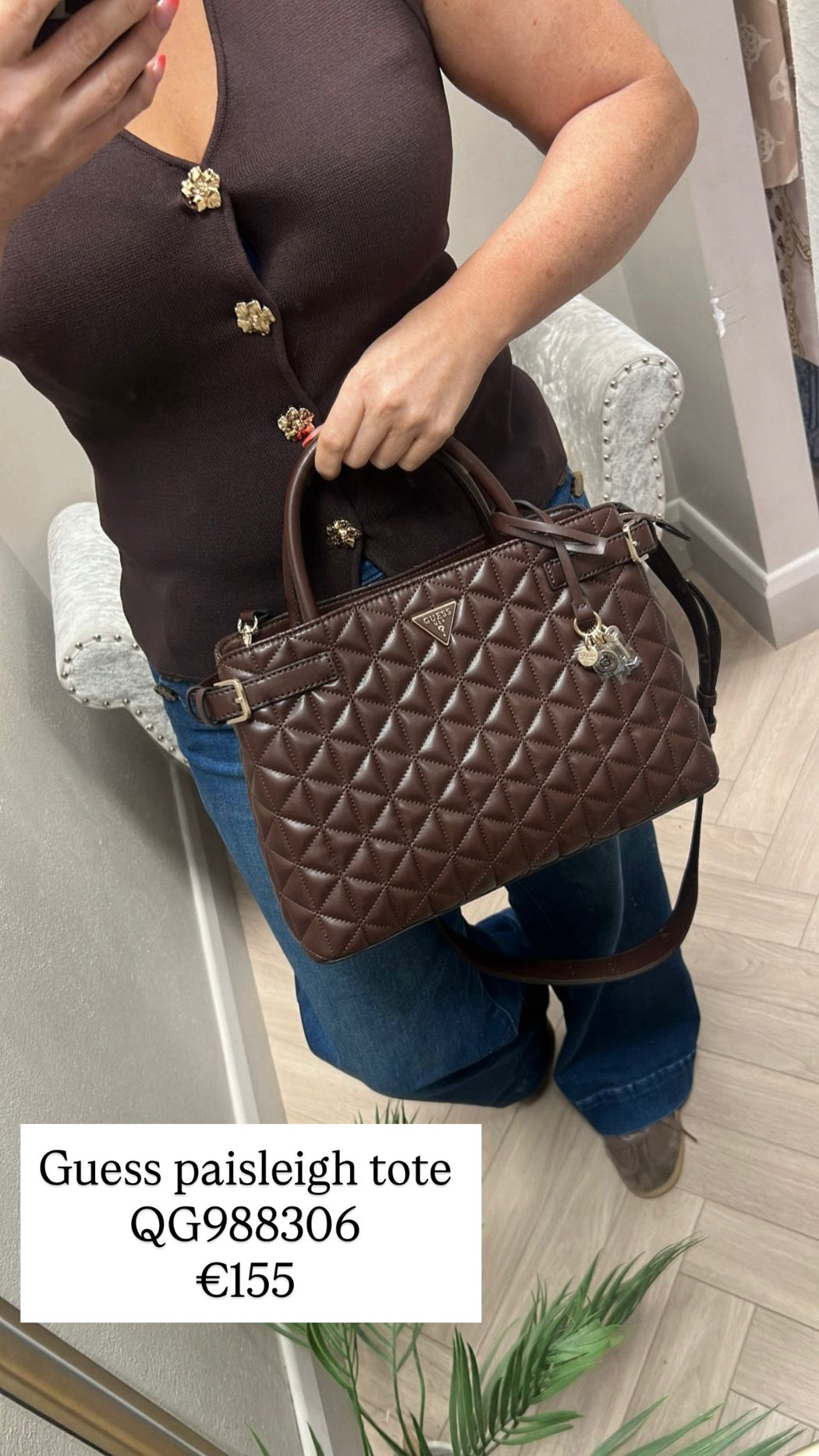 Guess paisleigh tote QG988306