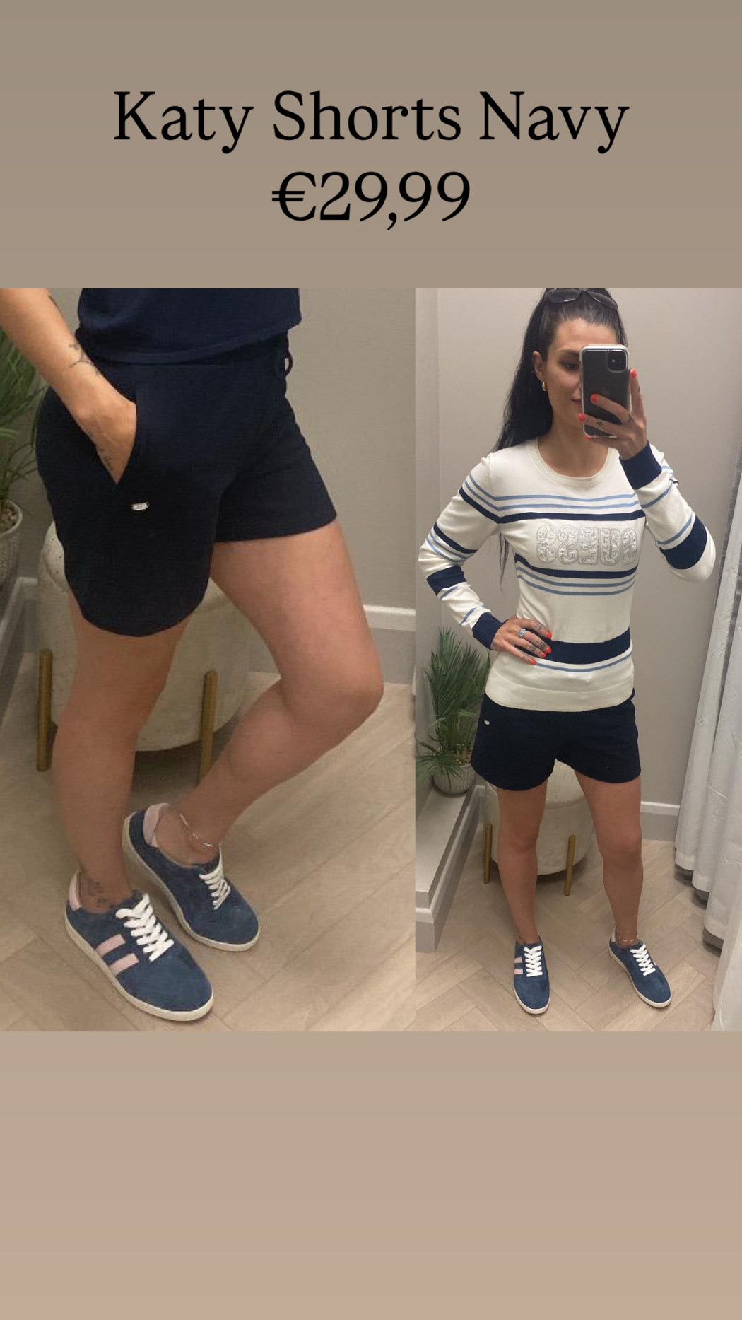 Katy Shorts Navy