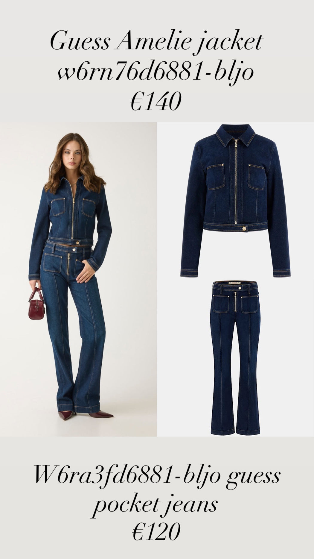 W6ra3fd6881-bljo guess pocket jeans
