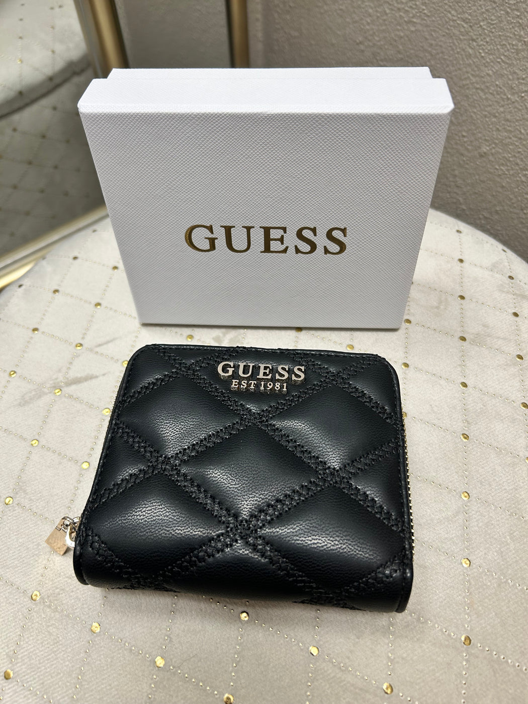 Qg9632137 guess black Yasmin wallet