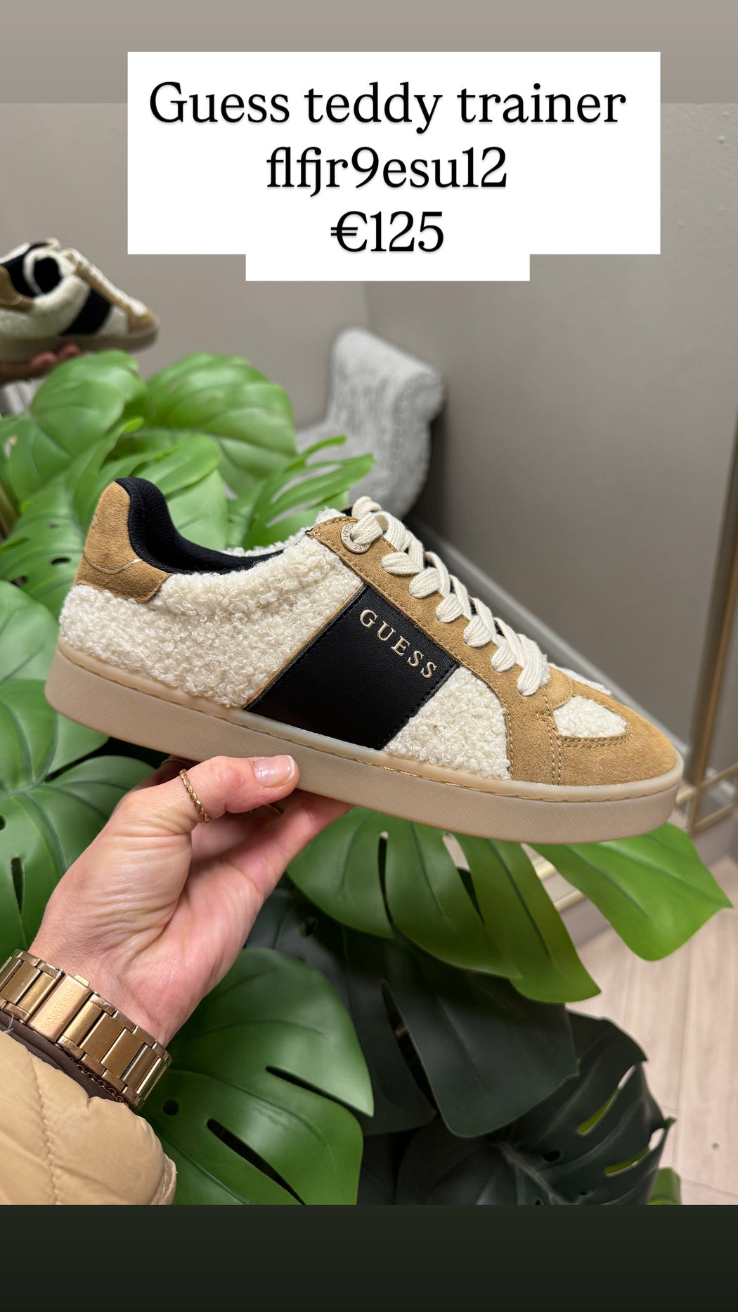 Guess teddy trainer flfjr9esu12