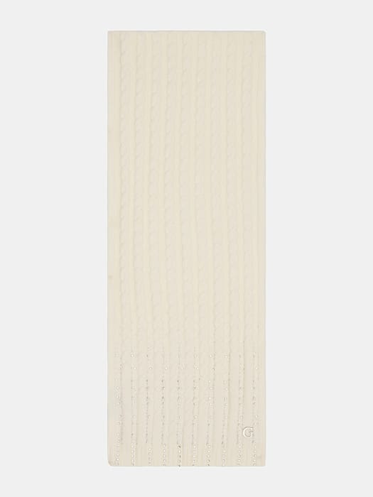 Guess ivory scarf AW5384POL03-WHI