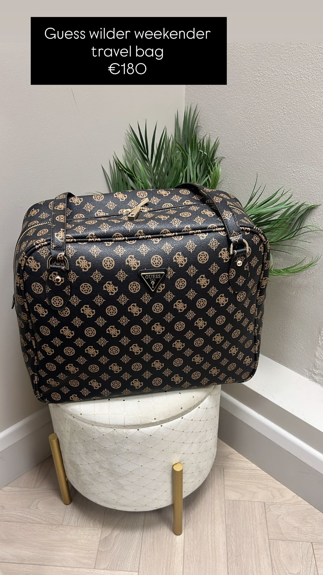 Guess wilder weekender travel bag