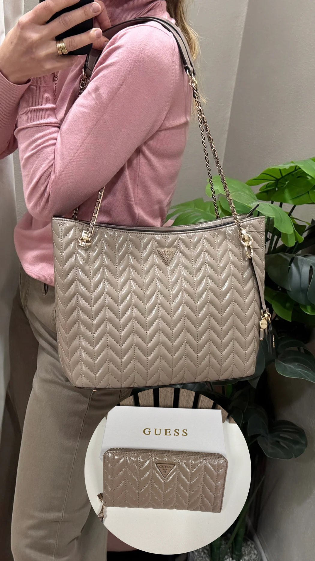 Guess Cheryl Bag. Dark Taupe TQ972022.