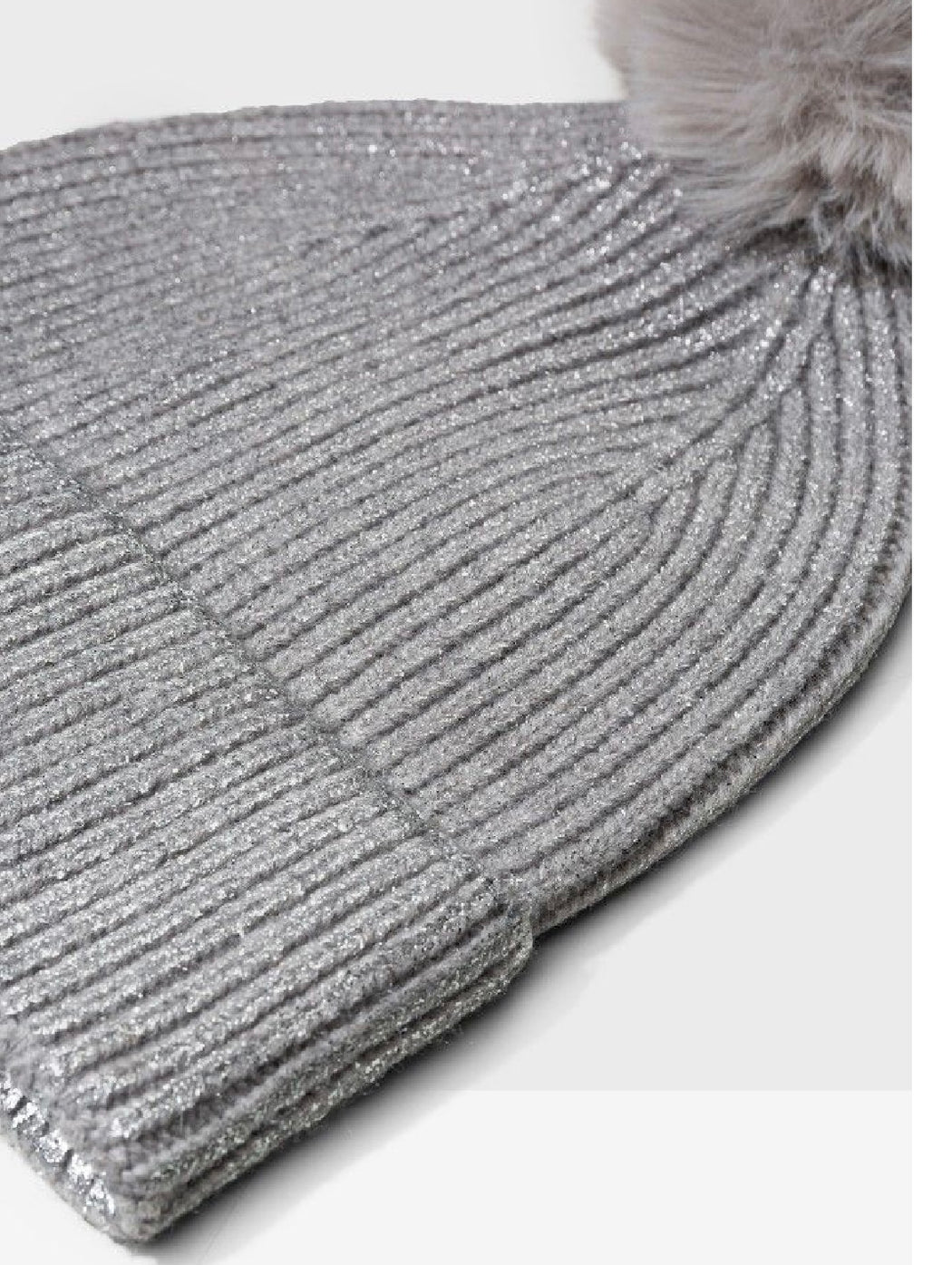 Flor Pom Pom silver