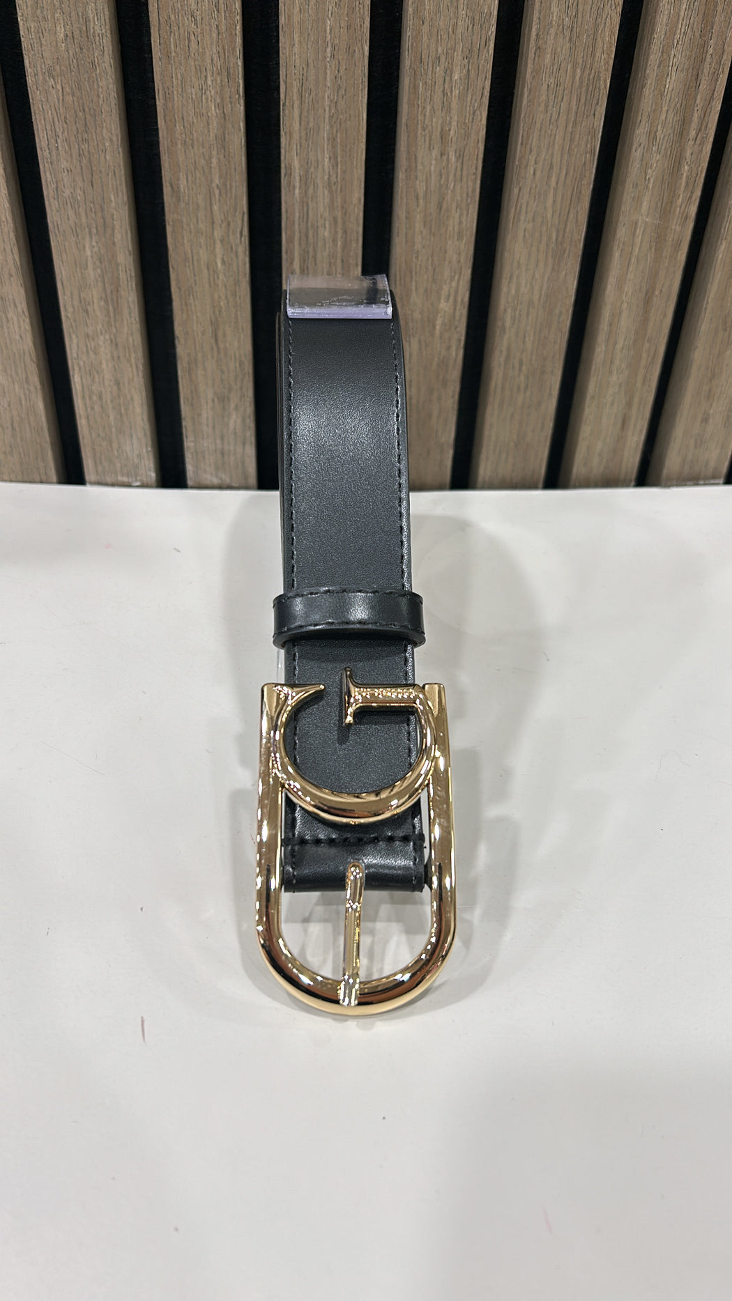 Guess black G belt BW9200P5135