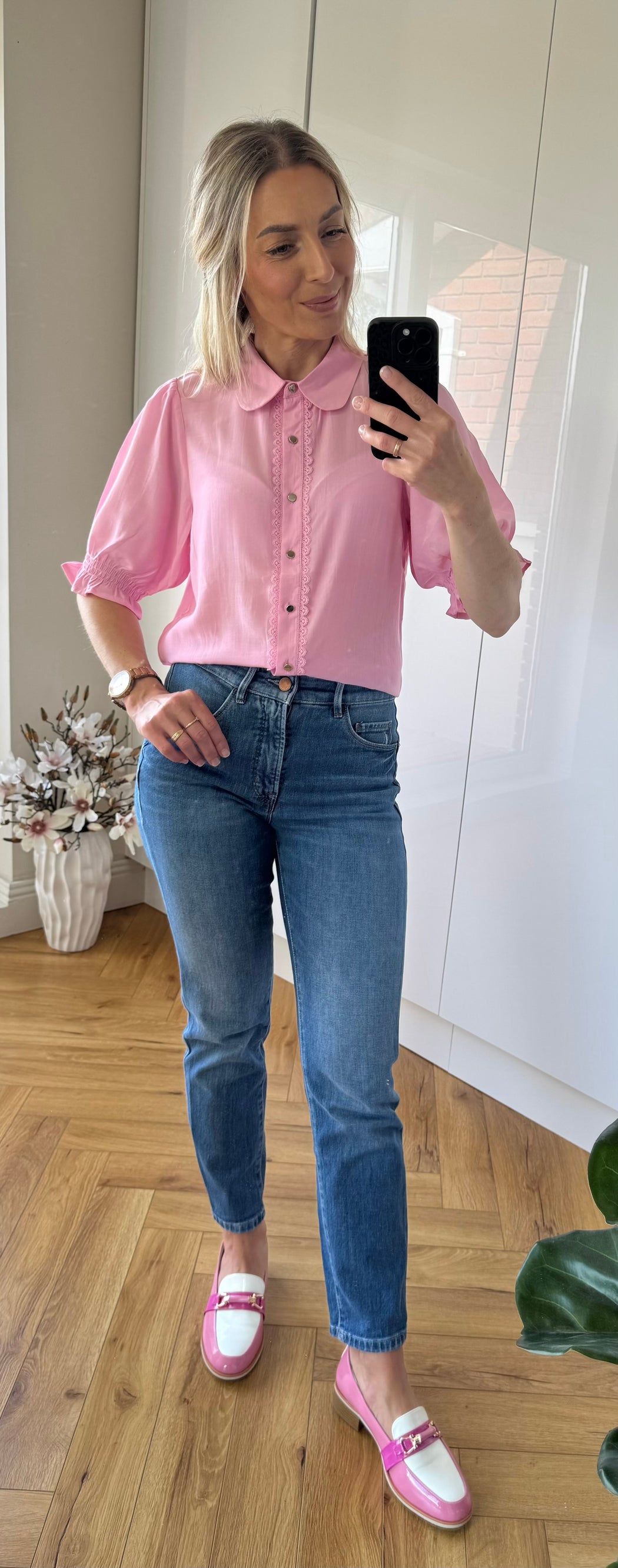 Gabrielle shirt pink