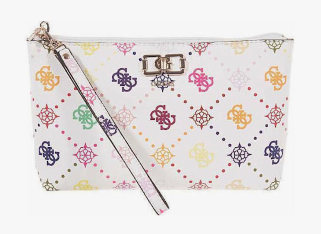 Guess emelie multi logo clutch gm9928145