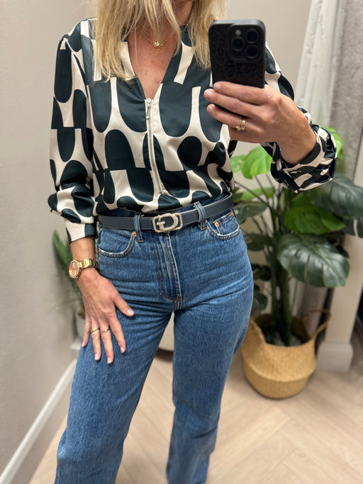 Silver guess Prue Jewel reversible  Belt