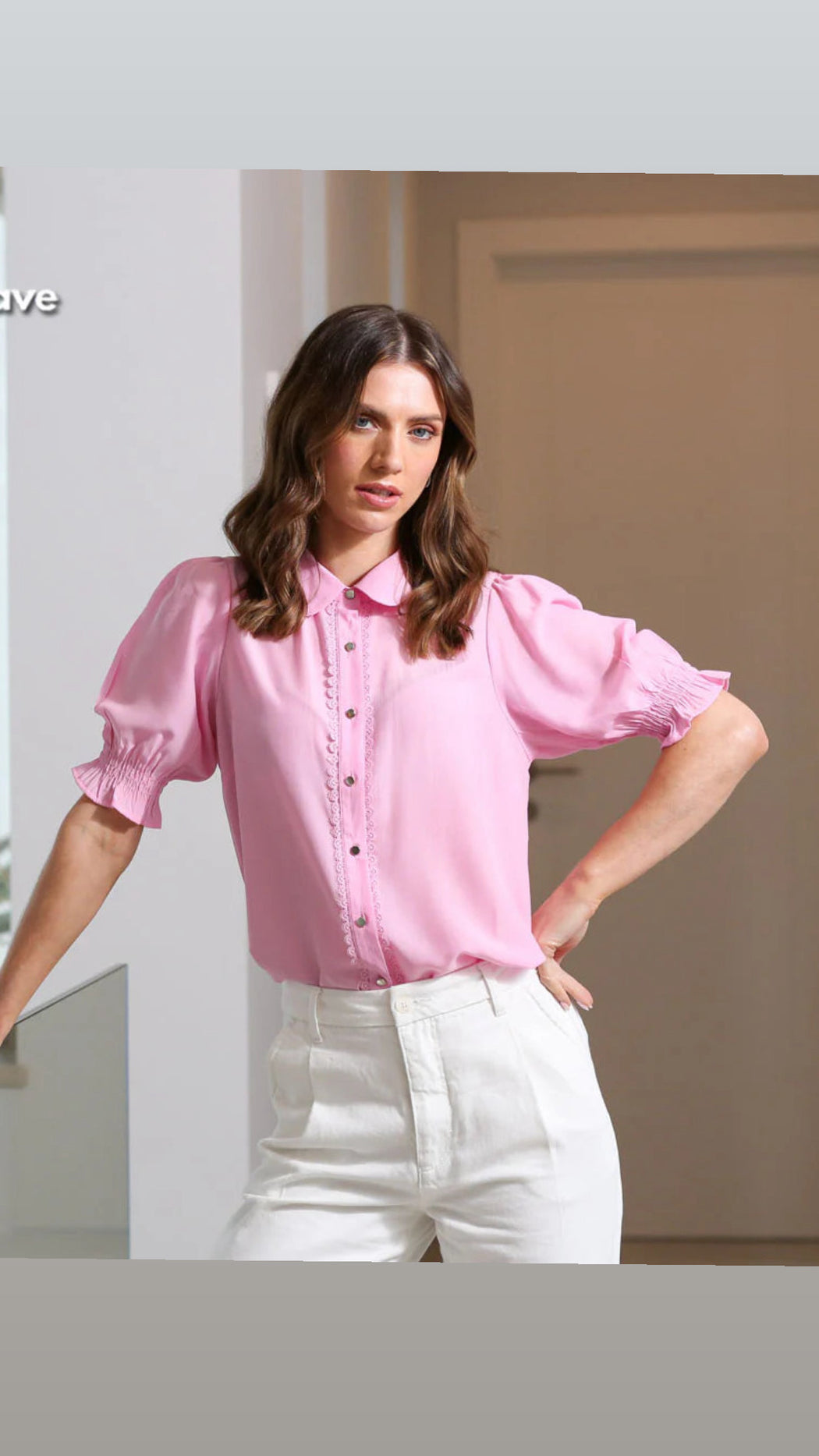 Gabrielle shirt pink