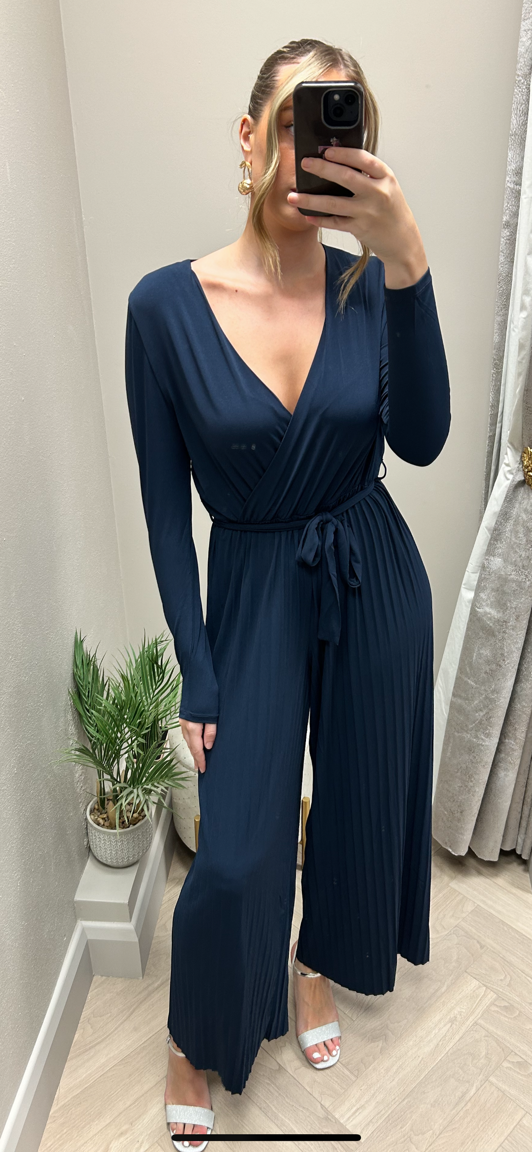 Jana navy jumpsuit