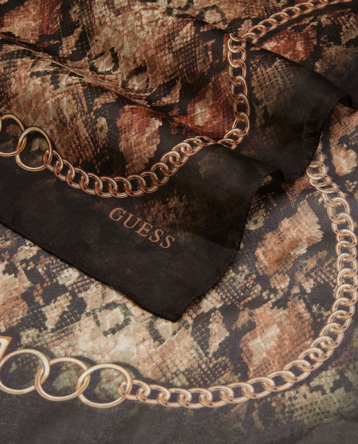 Guess animal print svarf AW5442POL03 - LTM