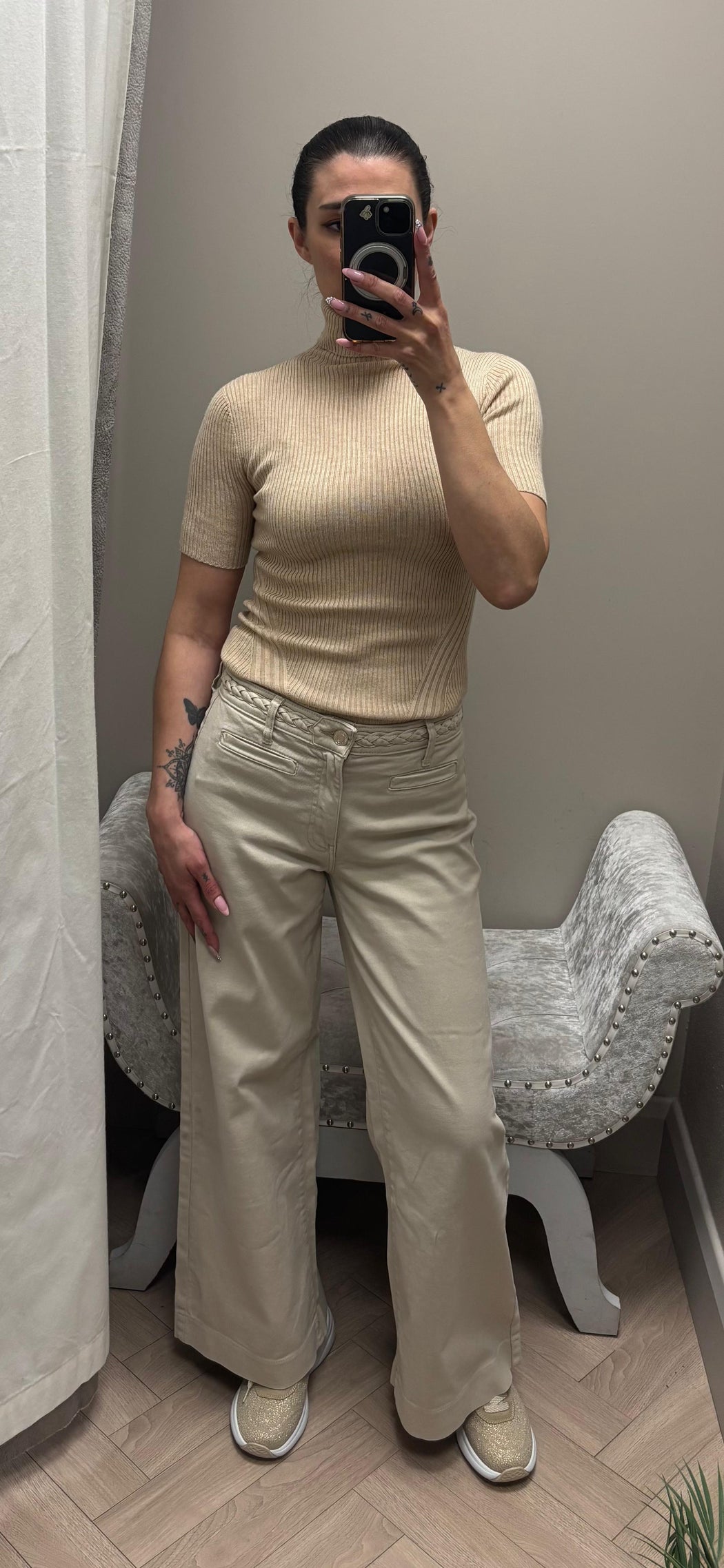 Guess beige knit w6rr30z30w2-h142