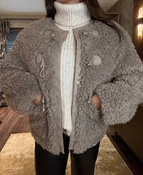 Guess teddy faux fur jacket
