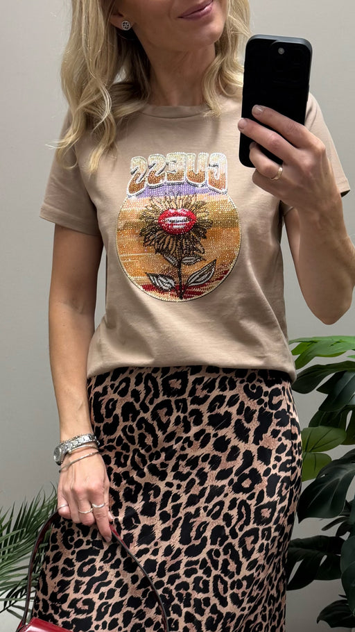 Guess desert flower tee w5y132k9rm1-g1dq