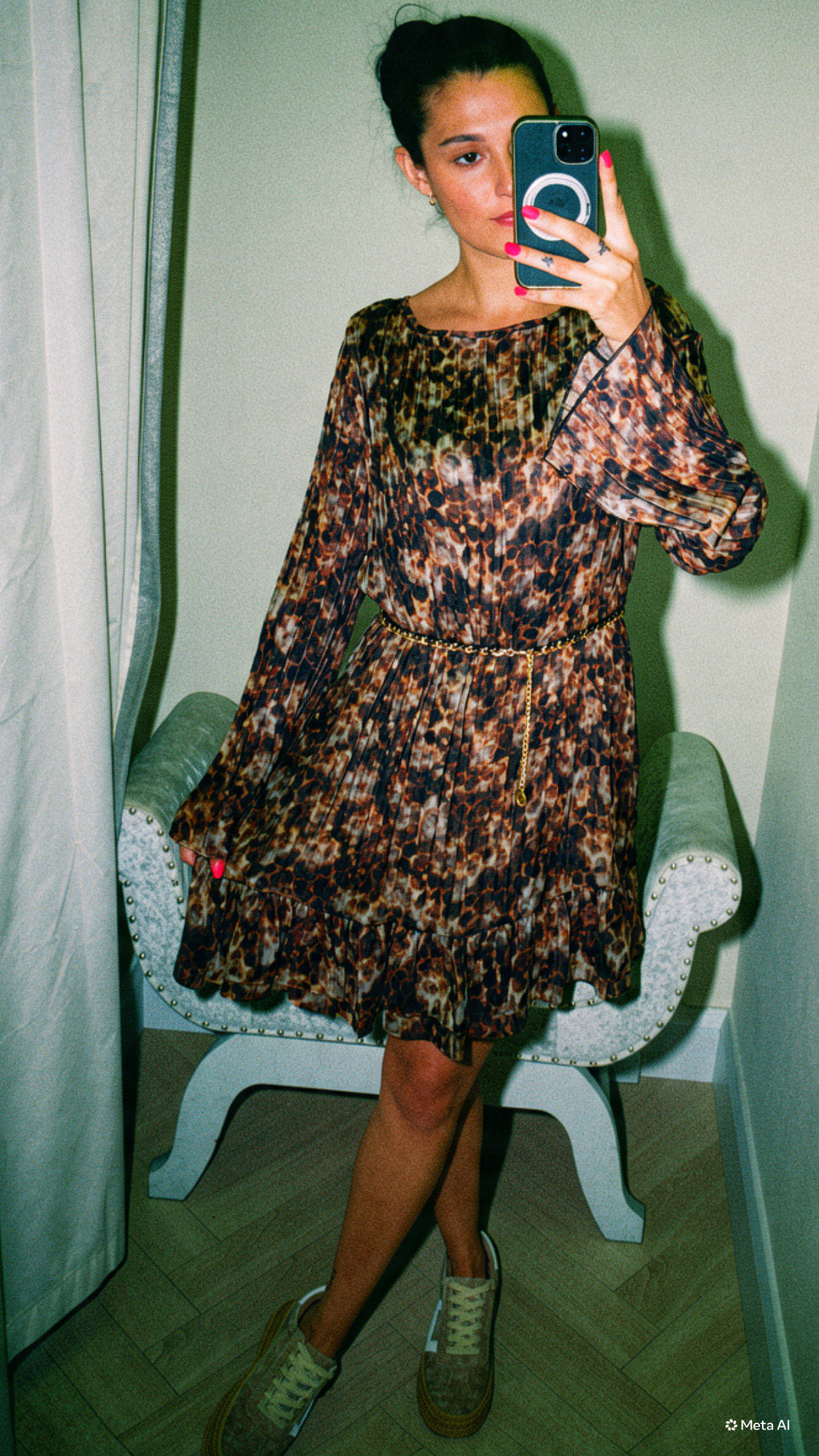 Guess ilenia dress floral W6RK37WJ712 - PM66