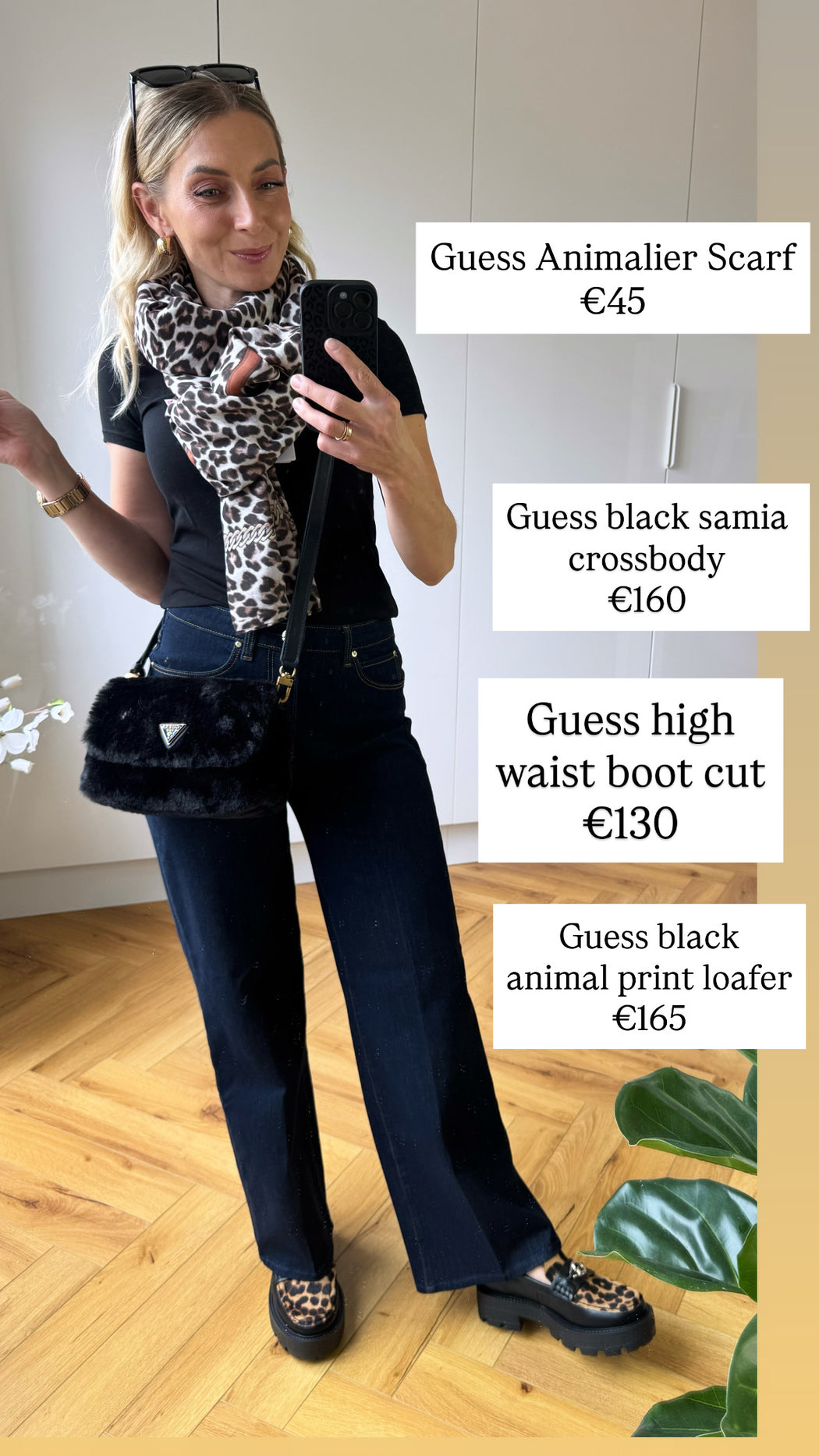 Guess Animalier Scarf-aw5349pol03-bro