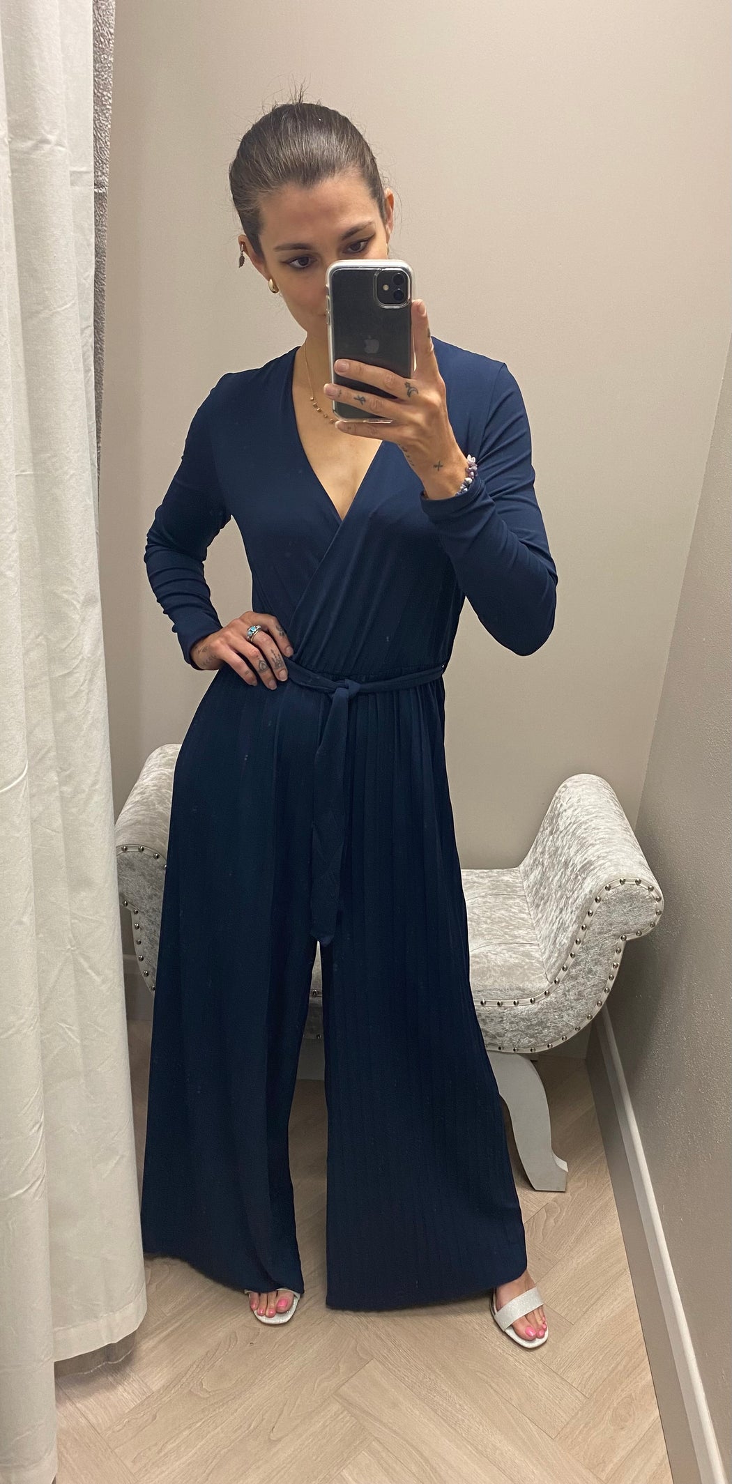 Jana navy jumpsuit