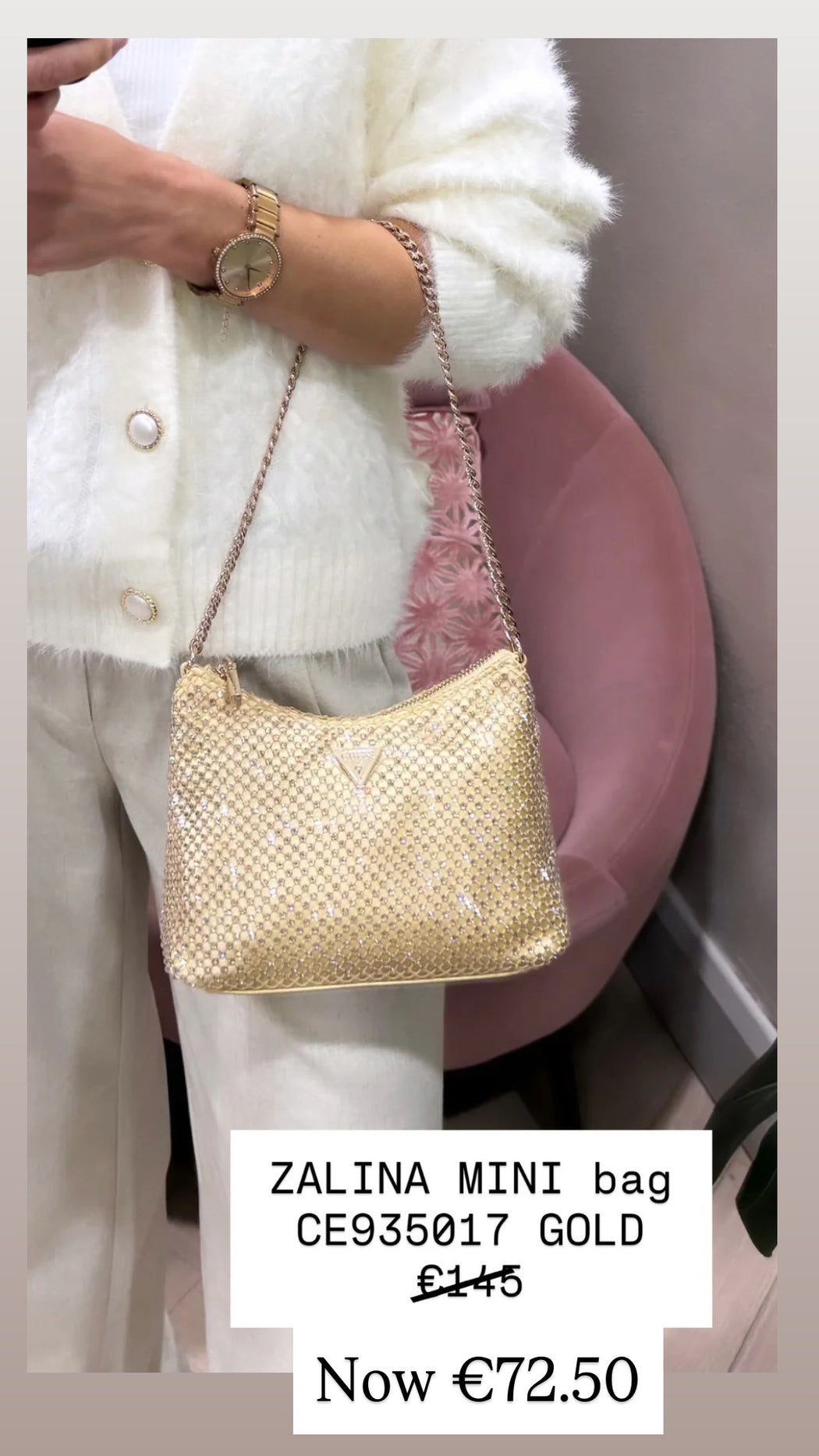 ZALINA MINI bag CE935017
GOLD