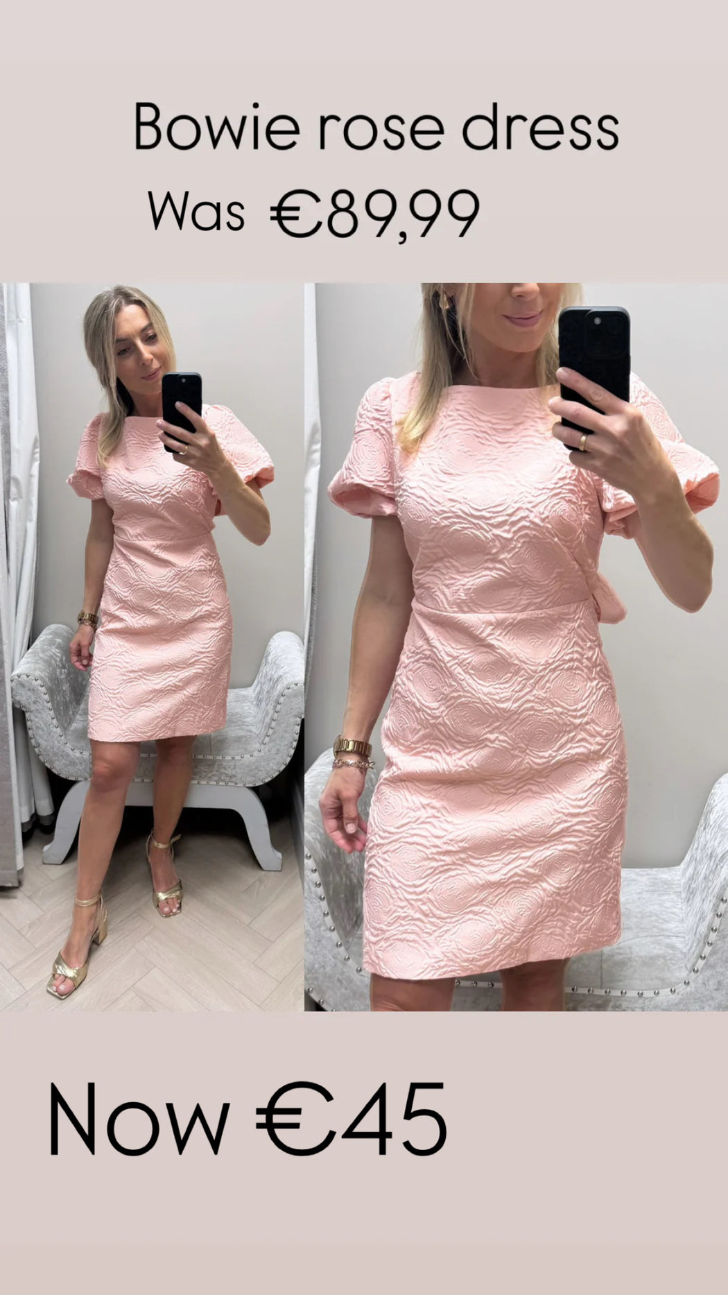 Bowie rose dress