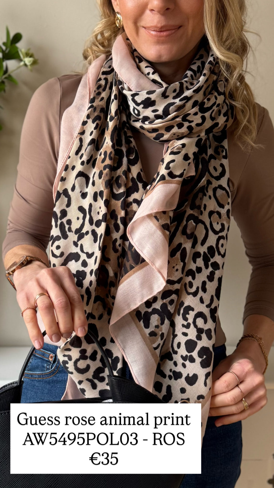 Guess rose animal print  AW5495POL03 - ROS