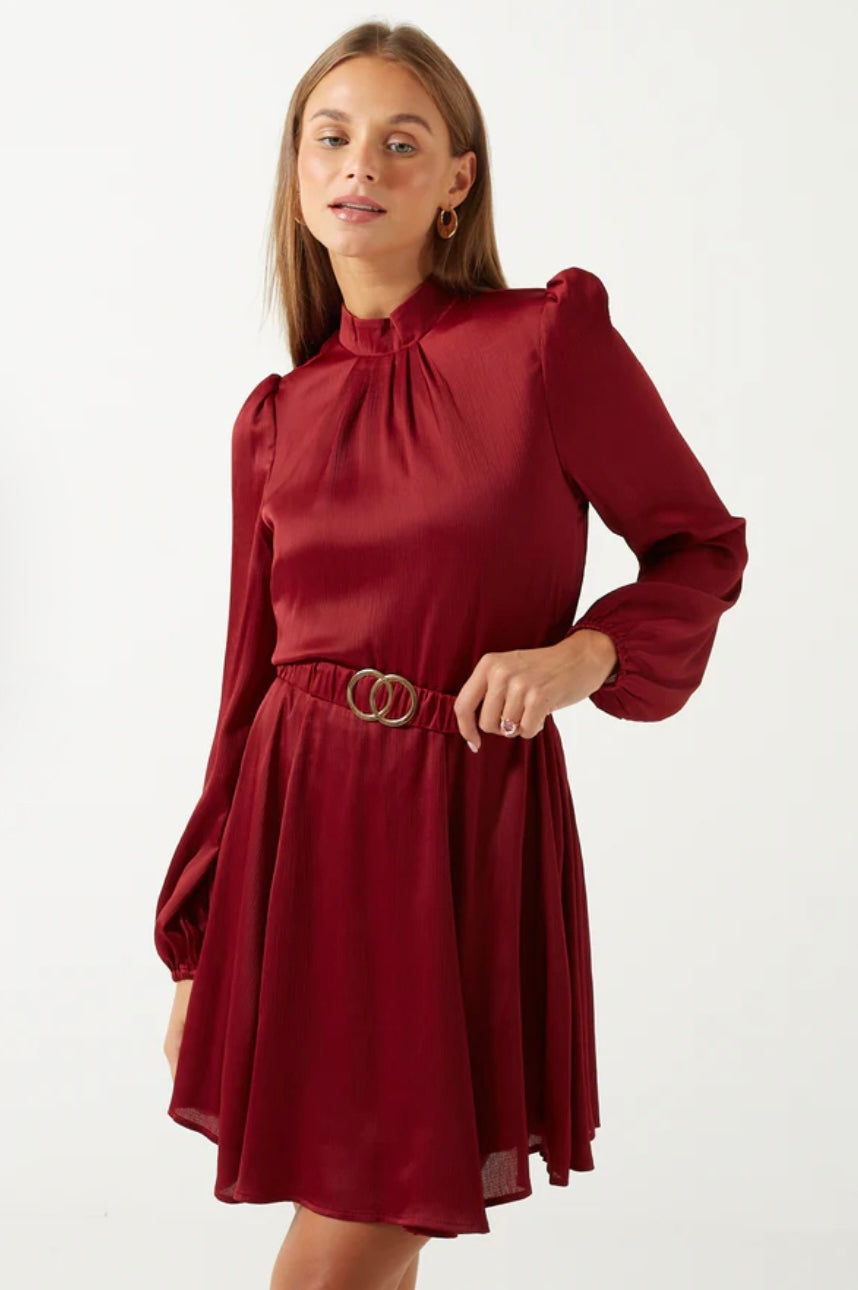 Lara wine dress
