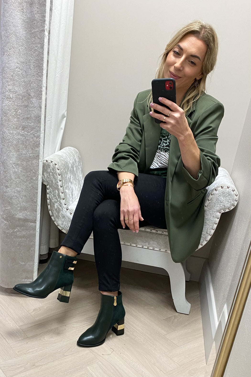 Khaki  Ellie blazer