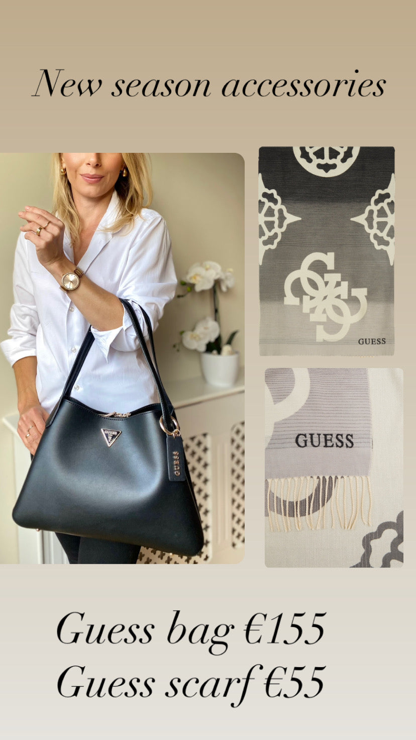 Guess black sora shoulder bag VG950722