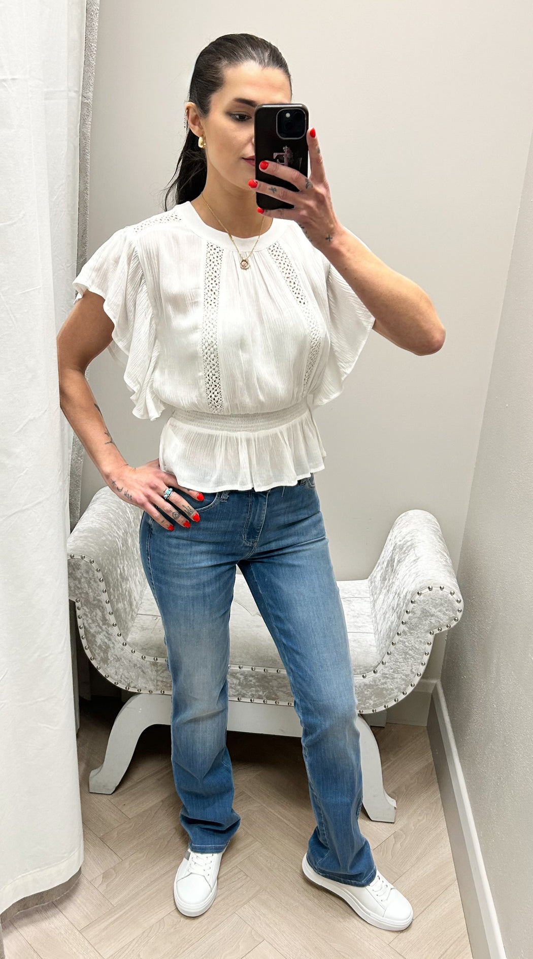 Guess sexy straight mid rise jeans W5GA15D5B42