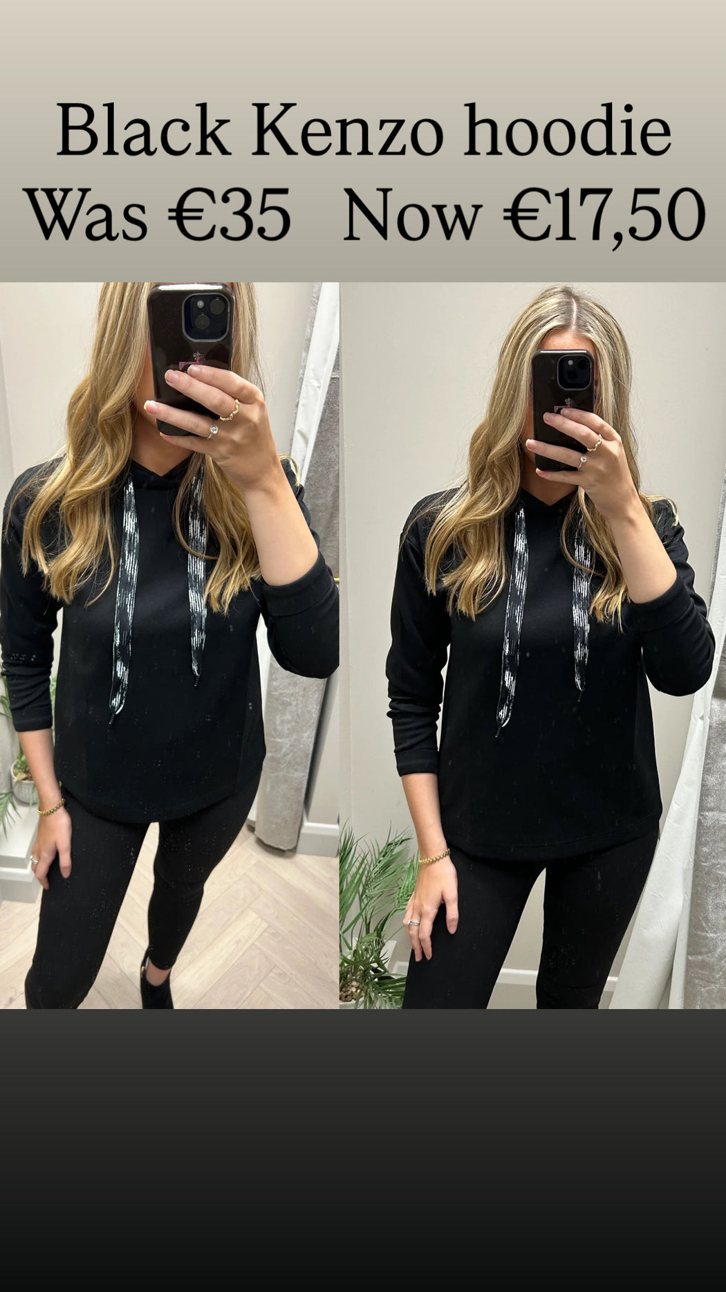 Black Kenzo hoodie