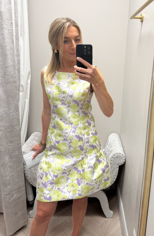 Kandice lilac green dress